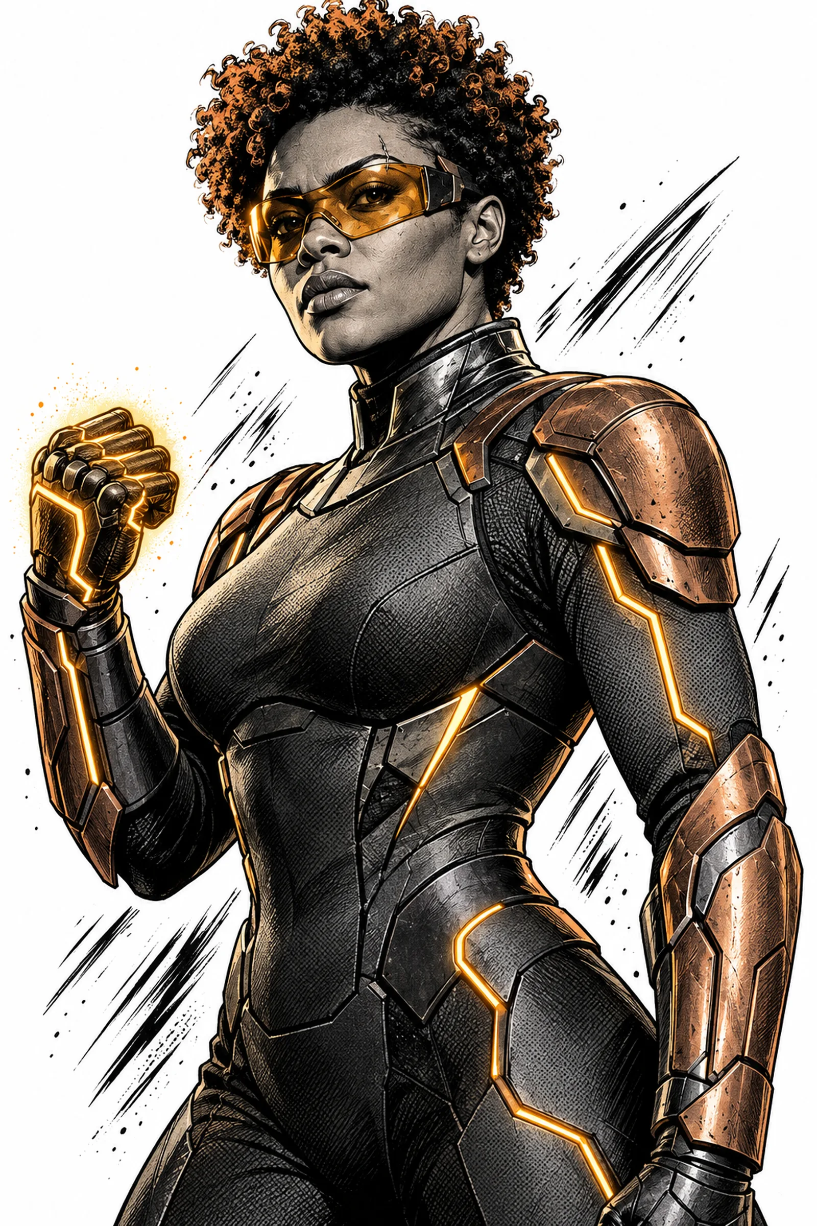 Maren Kade in the Graphic-novel ink Look