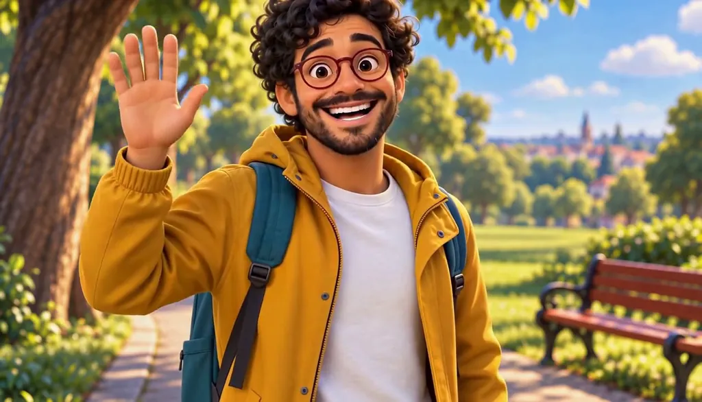 Milo Fenn, 3D animated Look: Milo, 3D animated