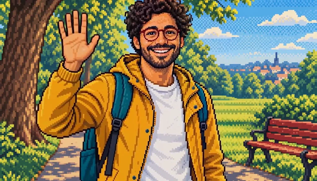 Milo Fenn, Pixel art Look: Milo, pixel art