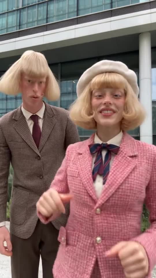 Jean + Clarabelle · office steps, original reel